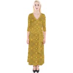 Togo (3) Quarter Sleeve Wrap Maxi Dress