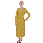 Togo (3) Velvet Maxi Wrap Dress