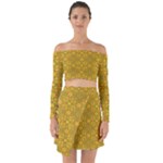 Togo (3) Off Shoulder Top with Skirt Set