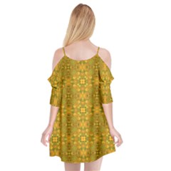 Cutout Spaghetti Strap Chiffon Dress 