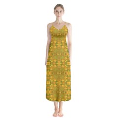 Button Up Chiffon Maxi Dress 