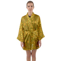 Long Sleeve Satin Kimono 