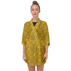 Half Sleeve Chiffon Kimono 