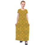 Togo (3) Kids  Short Sleeve Maxi Dress