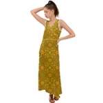 Togo (3) V-Neck Chiffon Maxi Dress
