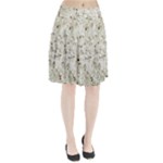 Geometric Abstract Sufrace Print Pleated Skirt