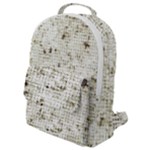 Geometric Abstract Sufrace Print Flap Pocket Backpack (Small)