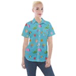 Summer  Beach  The Sun Women s Short Sleeve Pocket Shirt