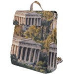 Athens Aerial View Landscape Photo Flap Top Backpack