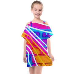 Kids  One Piece Chiffon Dress 