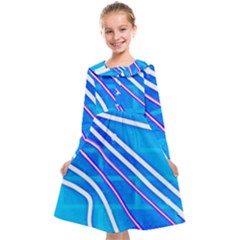 Pop Art Neon Wall Kids  Midi Sailor Dress from ArtsNow.com