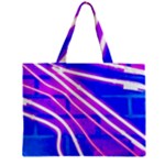 Pop Art Neon Wall Zipper Mini Tote Bag