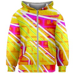 Kids  Zipper Hoodie Without Drawstring 