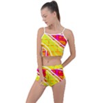 Pop Art Neon Wall Summer Cropped Co-Ord Set