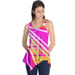 Pop Art Neon Wall Sleeveless Tunic