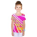 Pop Art Neon Wall Kids  One Piece Tee