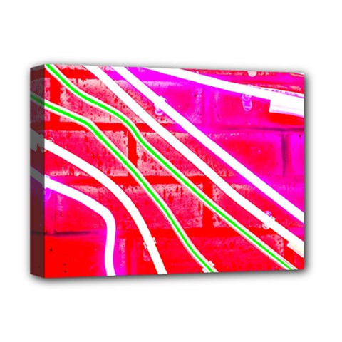 Pop Art Neon Wall Deluxe Canvas 16  x 12  (Stretched)  from ArtsNow.com