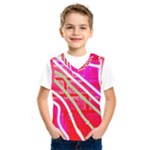 Pop Art Neon Wall Kids  Basketball Tank Top