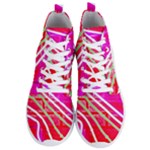 Pop Art Neon Wall Men s Lightweight High Top Sneakers