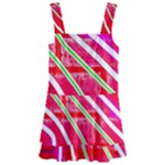 Pop Art Neon Wall Kids  Layered Skirt Swimsuit