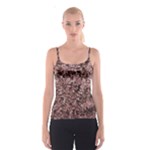 Red Leaves Photo Pattern Spaghetti Strap Top