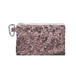 Red Leaves Photo Pattern Canvas Cosmetic Bag (Small)