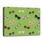 Sunglasses Funny Canvas 16  x 12  (Stretched)