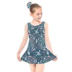 Kids  Skater Dress Swimsuit 