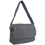 Abstract spirals, spiral abstraction, gray color, graphite Courier Bag