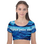 Img 20201226 184753 760 Velvet Short Sleeve Crop Top 