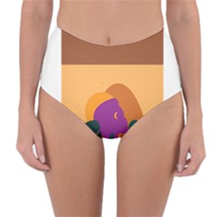 Reversible High-Waist Bikini Bottoms 