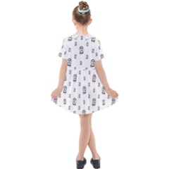 Kids  Short Sleeve Shirt Dress 