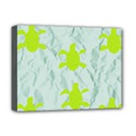 Crunch Green Turtles Deluxe Canvas 16  x 12  (Stretched) 