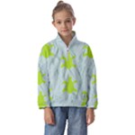 Crunch Green Turtles Kids  Half Zip Hoodie