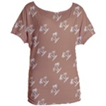 Tropical Palm Trees Women s Oversized Tee