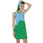 Summer Day Racer Back Hoodie Dress