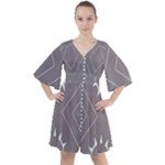 Shine Shape Boho Button Up Dress