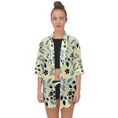 Open Front Chiffon Kimono 