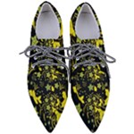 Folk flowers art pattern Floral  surface design  Seamless pattern Pointed Oxford Shoes