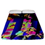 Neon Aggression Fitted Sheet (Queen Size)