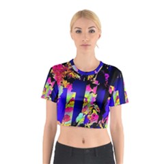 Neon Aggression Cotton Crop Top from ArtsNow.com