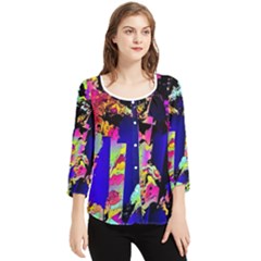 Chiffon Quarter Sleeve Blouse 