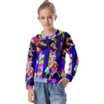 Neon Aggression Kids  Long Sleeve Tee with Frill 