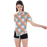 Jigi Asymmetrical Short Sleeve Sports Tee