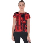 Red Light Short Sleeve Sports Top 