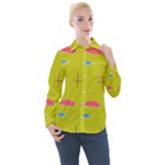 Fish Women s Long Sleeve Pocket Shirt