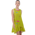 Fish Frill Swing Dress