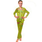 Fish Kid s Satin Long Sleeve Pajamas Set