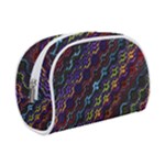 Dark Multicolored Mosaic Pattern Make Up Case (Small)