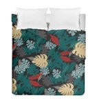 Tropical Autumn Leaves Duvet Cover Double Side (Full/ Double Size)